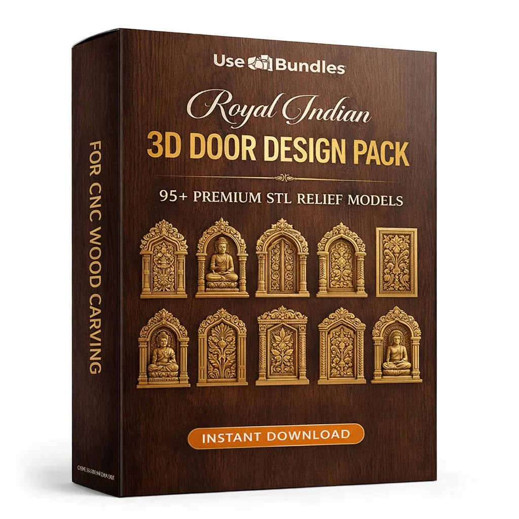 ⭐Unlock 200+ Royal 3D CNC Door Designs for Just ₹299!
