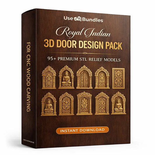 ⭐Unlock 200+ Royal 3D CNC Door Designs for Just ₹299!
